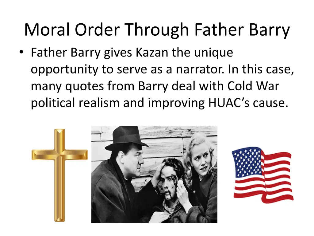 moral order through father barry father barry