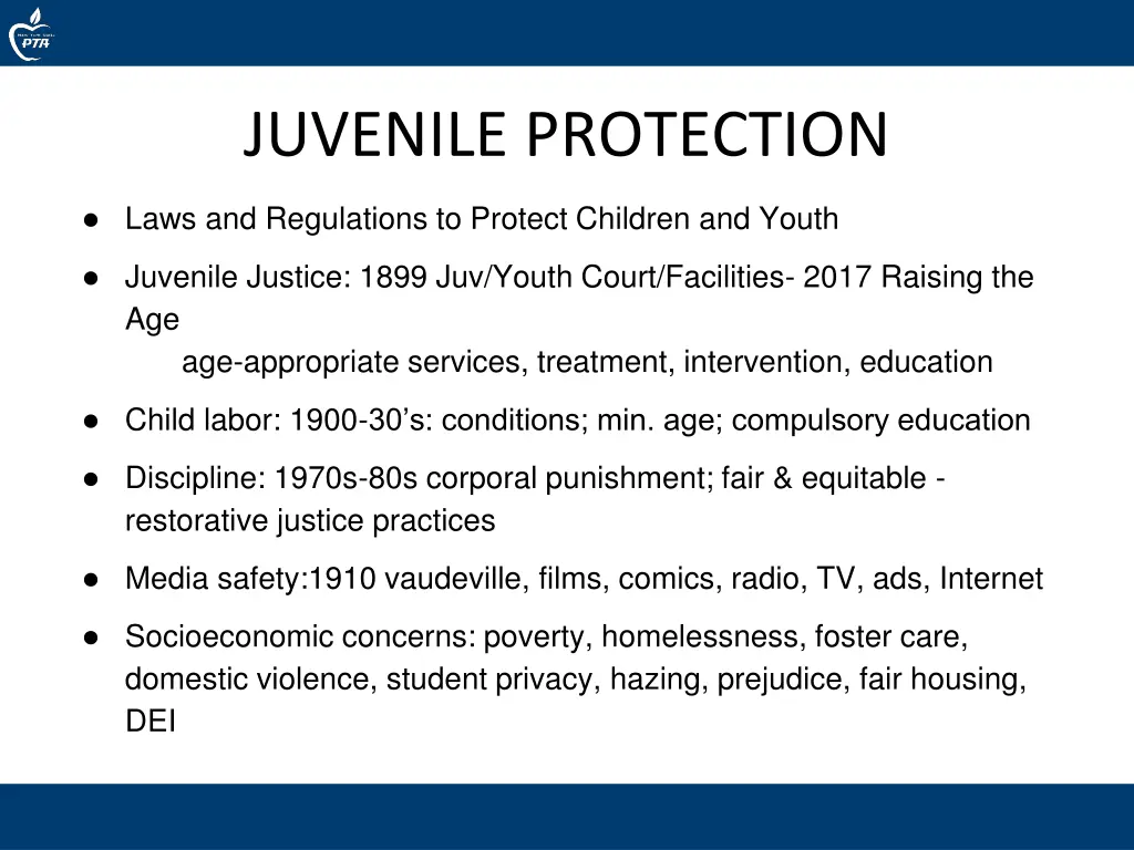 juvenile protection