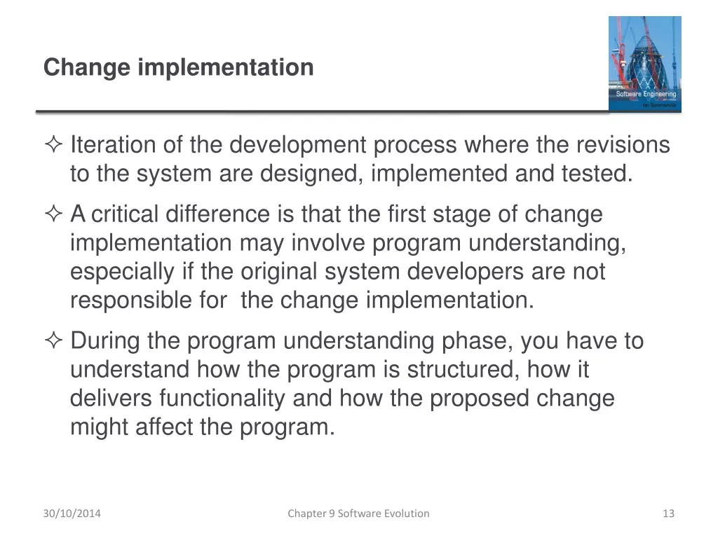 change implementation 1