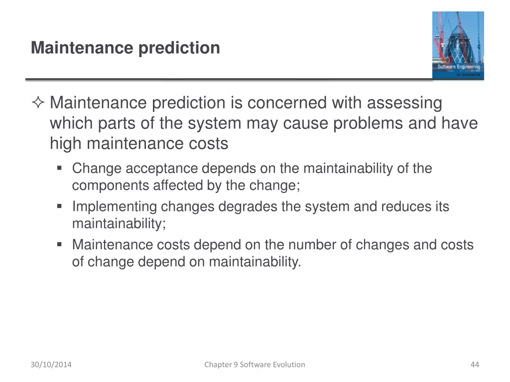 maintenance prediction