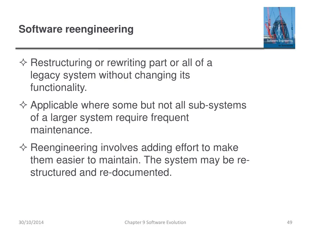 software reengineering