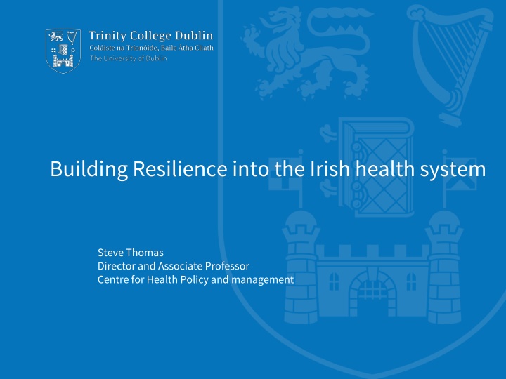 building resilience into the irish health system