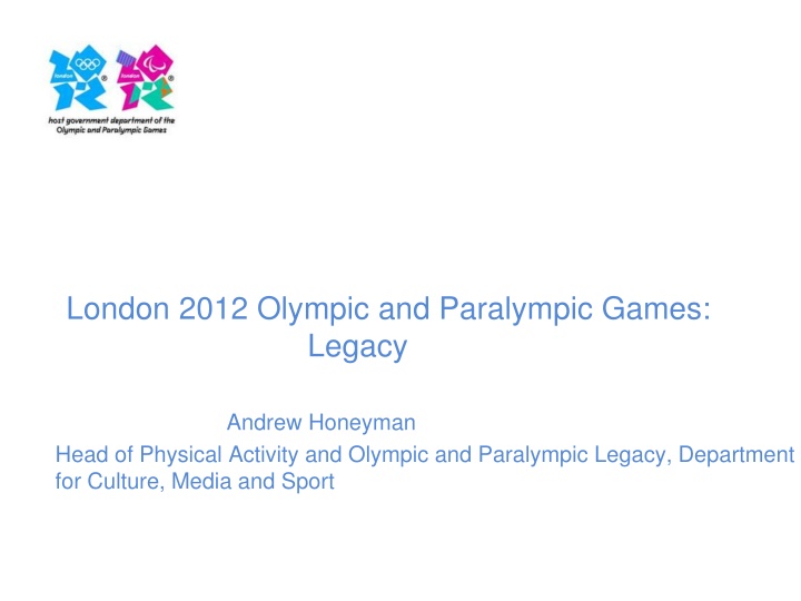 london 2012 olympic and paralympic games legacy