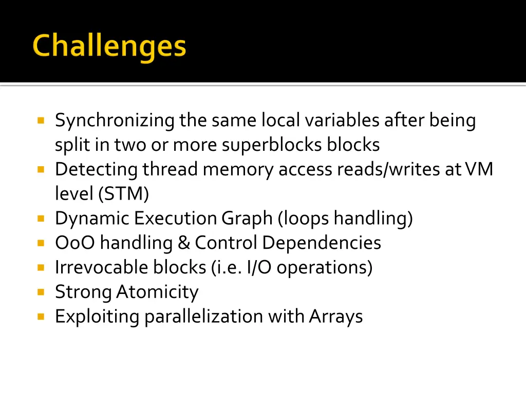 synchronizing the same local variables after