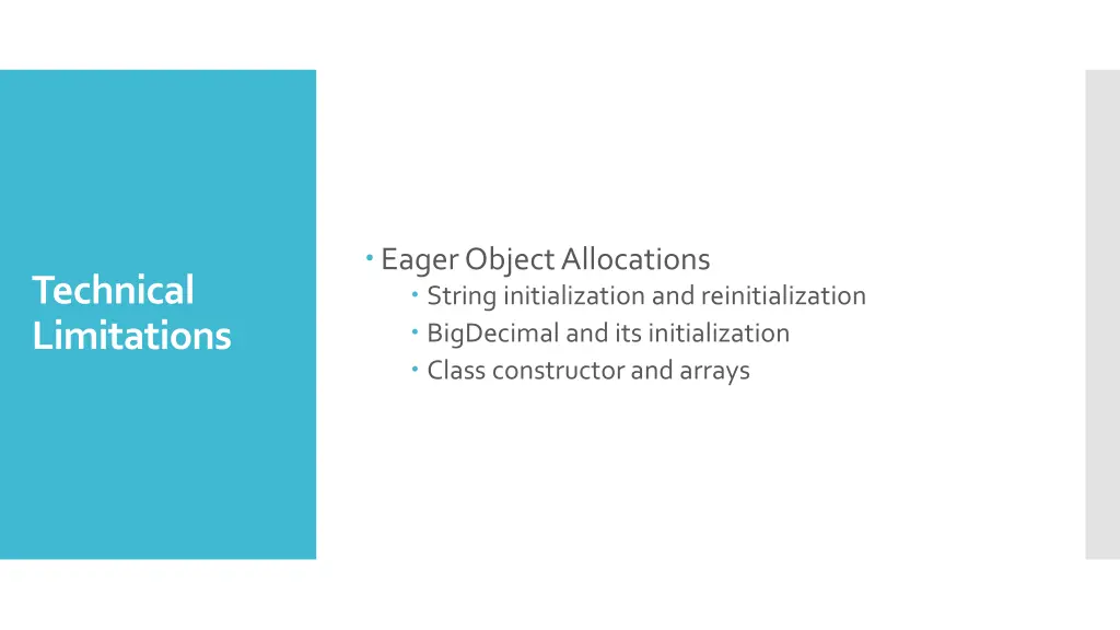 eager object allocations string initialization 1