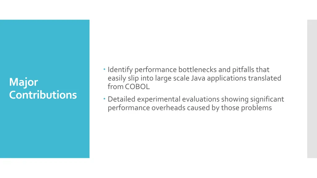 identify performance bottlenecks and pitfalls