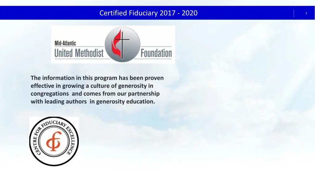 certified fiduciary 2017 2020 2