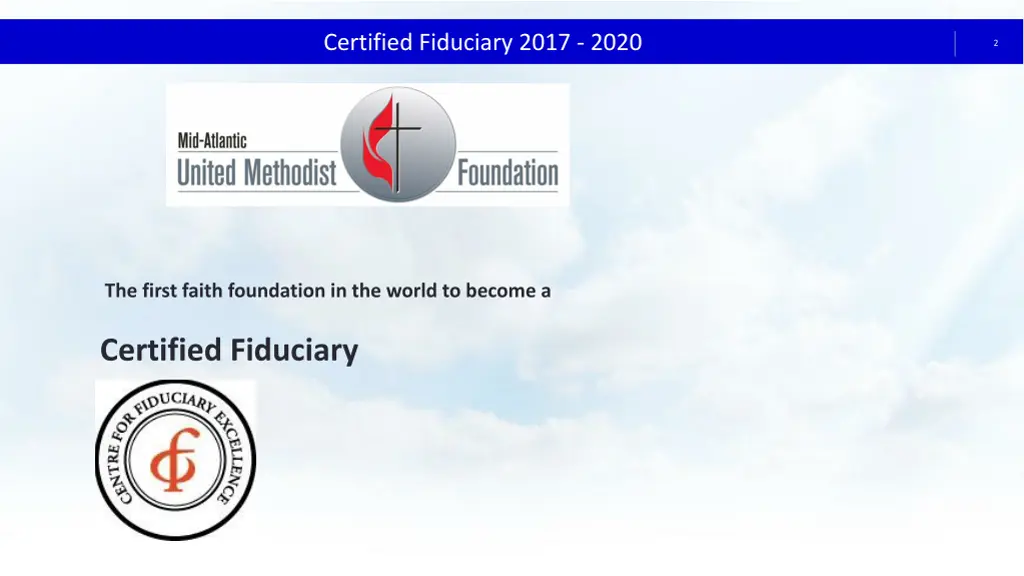 certified fiduciary 2017 2020