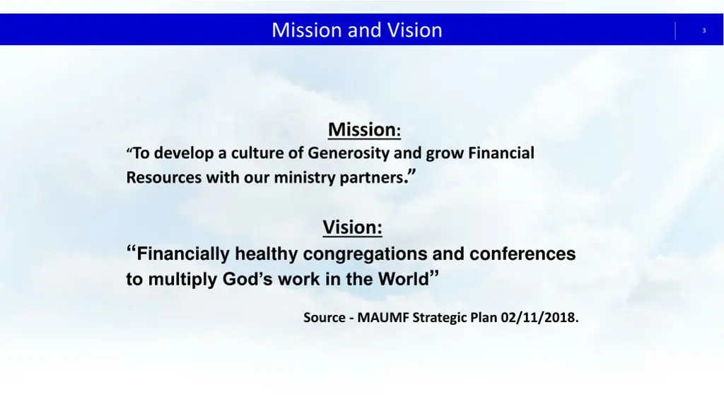 mission and vision