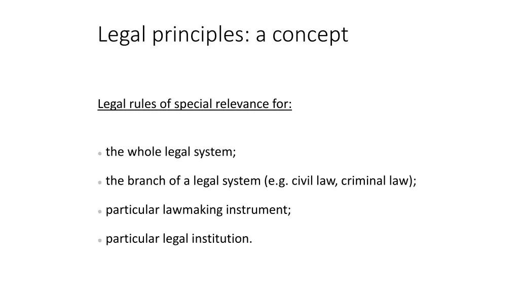 legal principles a concept