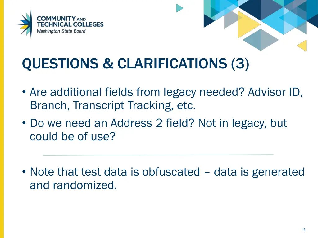 questions clarifications 3