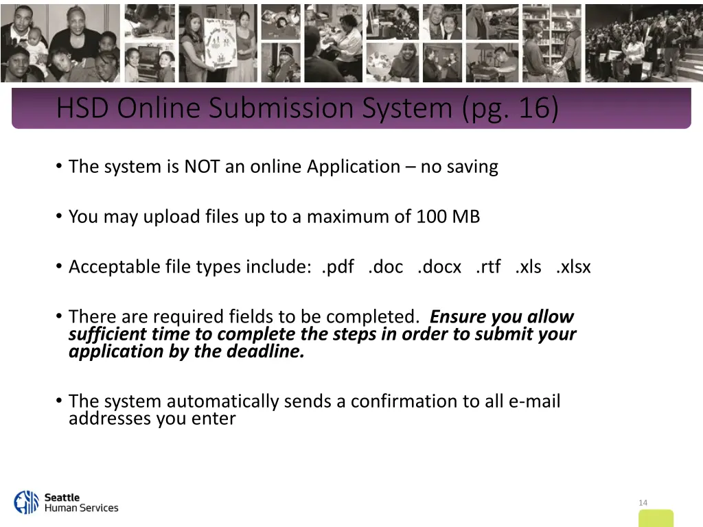 hsd online submission system pg 16