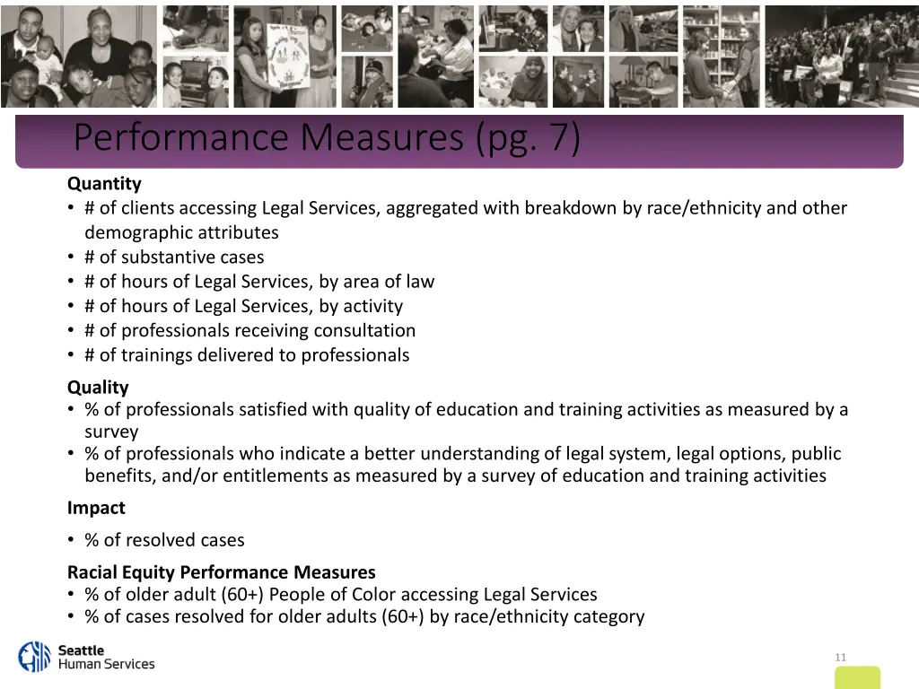 performance measures pg 7