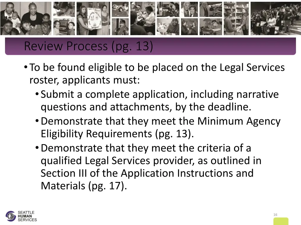 review process pg 13