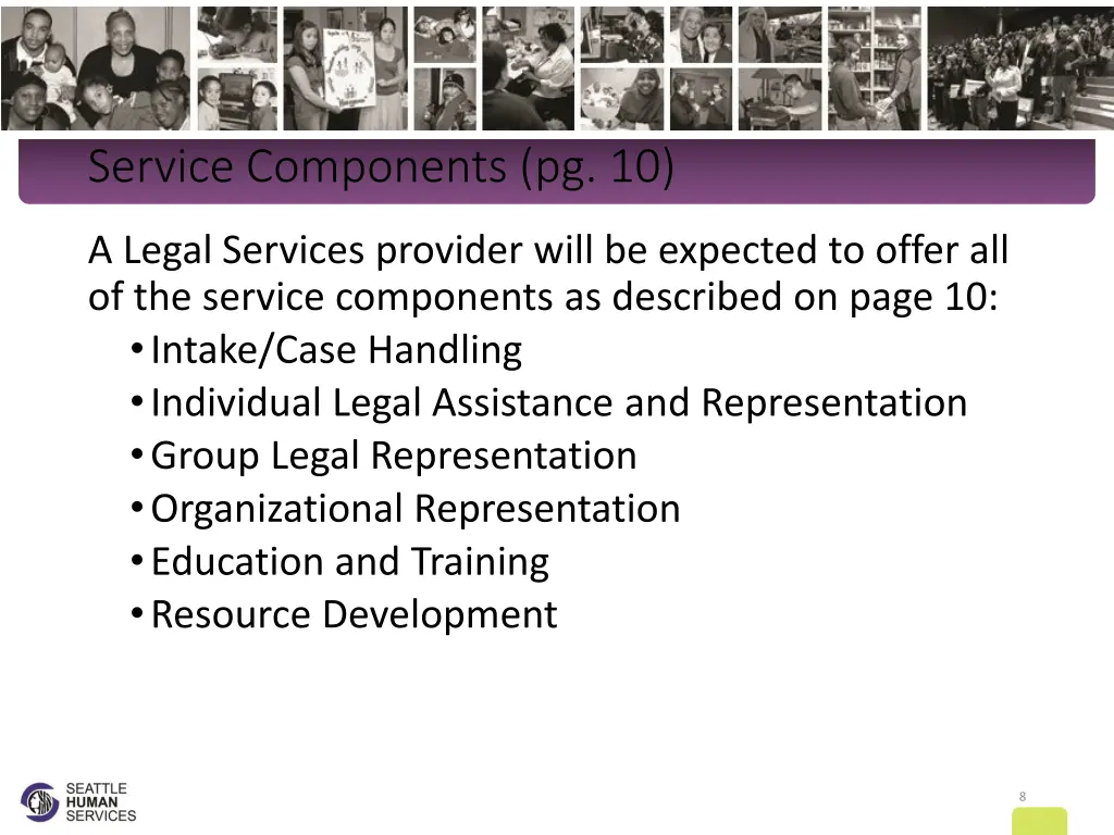 service components pg 10