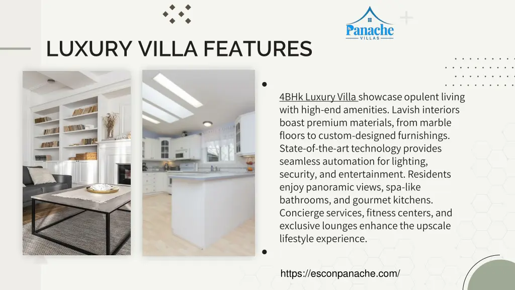 luxury villa features