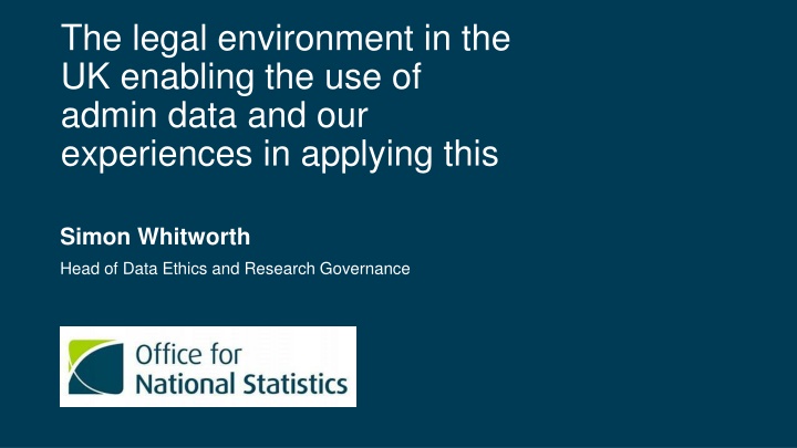 the legal environment in the uk enabling