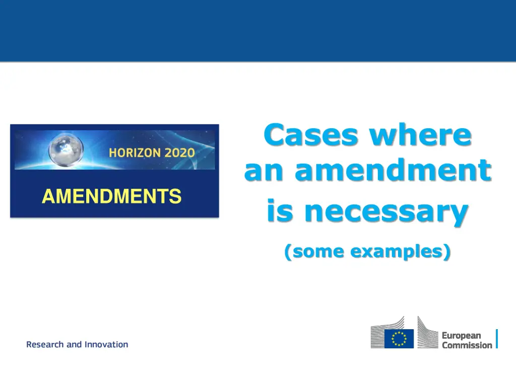 cases where an amendment is necessary