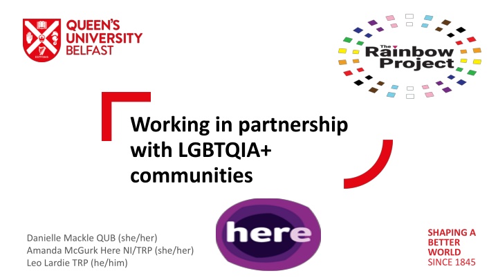 working in partnership with lgbtqia communities