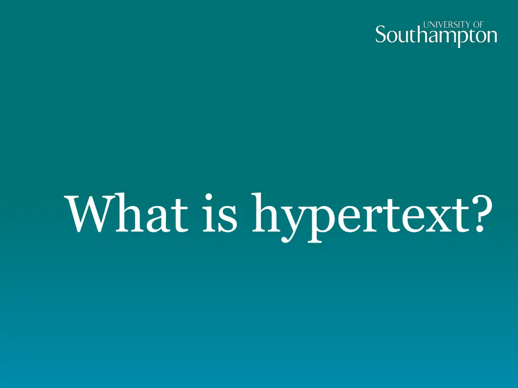 what is hypertext