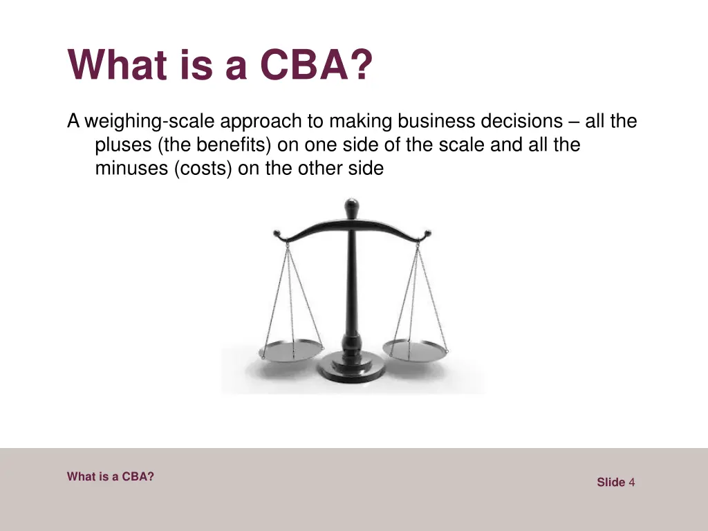 what is a cba