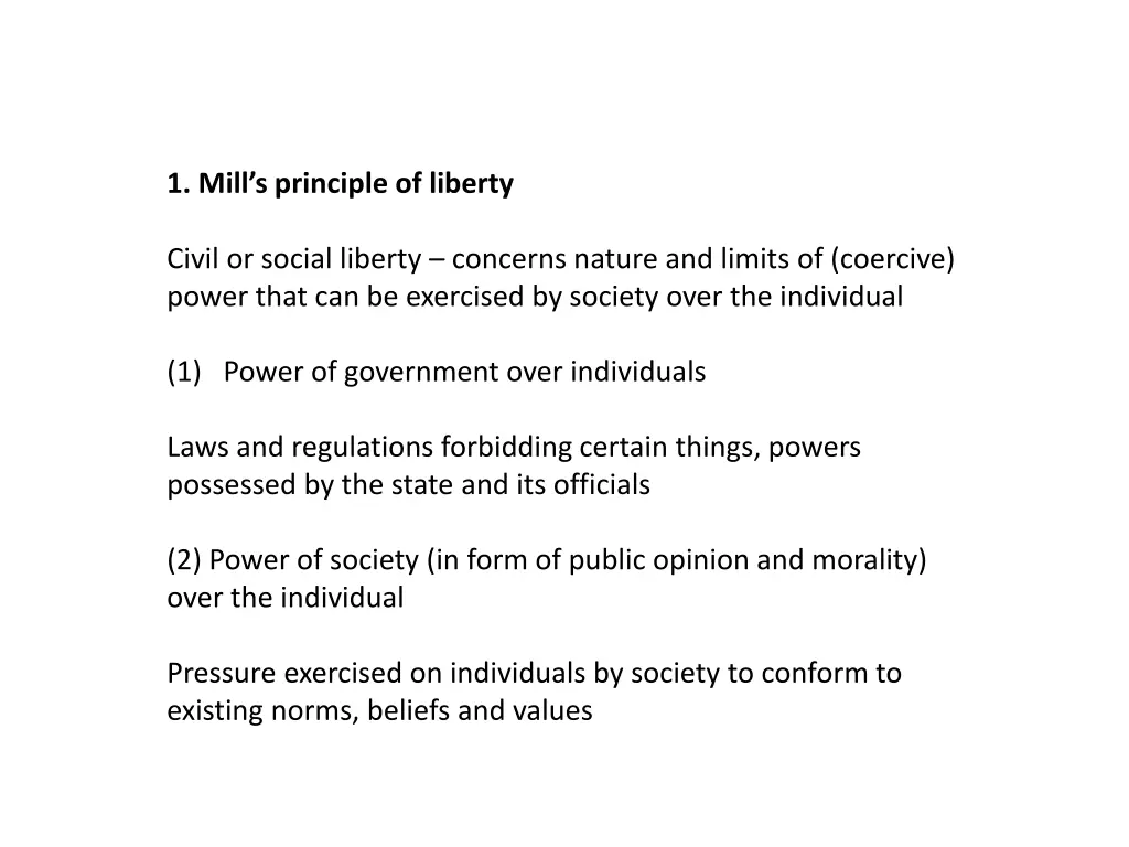 1 mill s principle of liberty