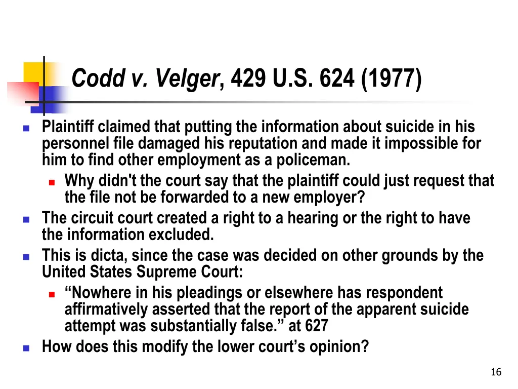 codd v velger 429 u s 624 1977