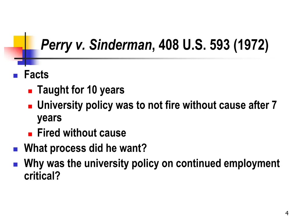 perry v sinderman 408 u s 593 1972