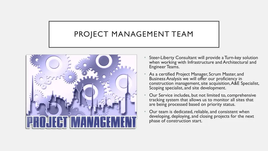 project management team