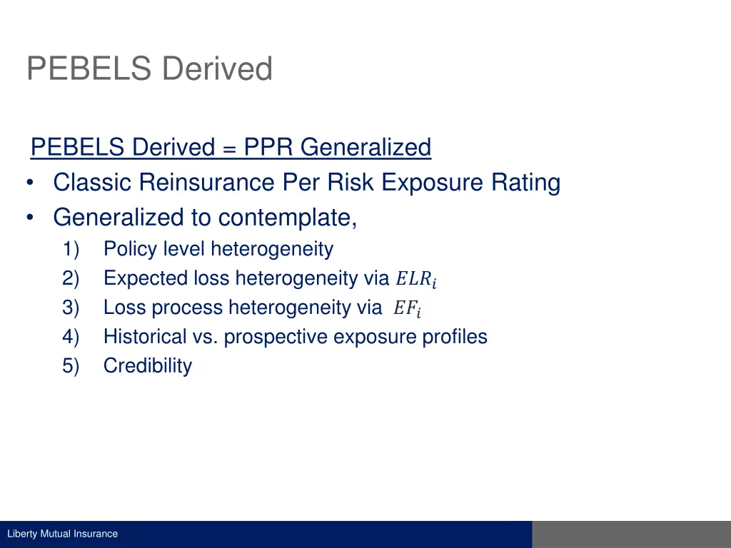 pebels derived