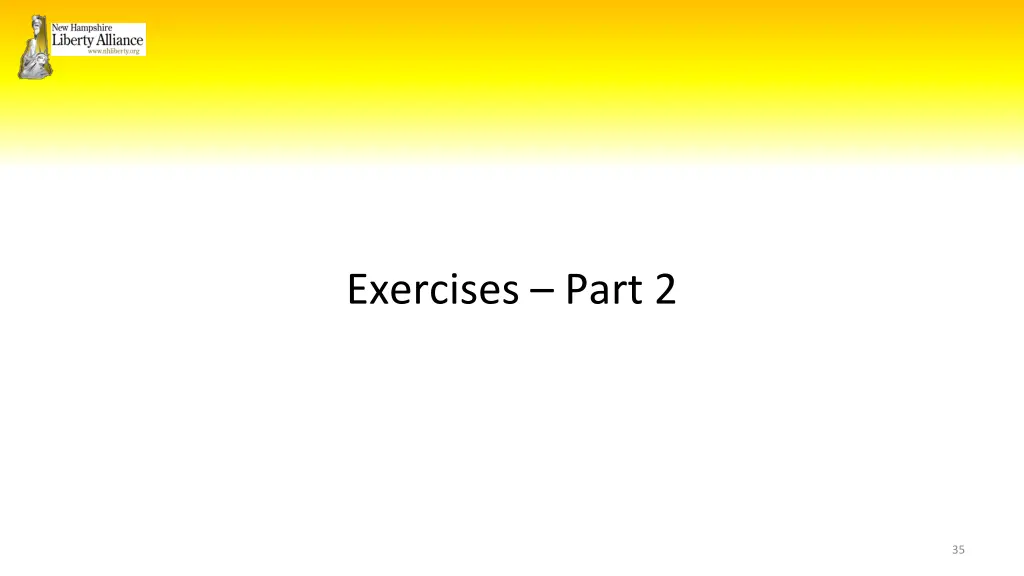 exercises part 2