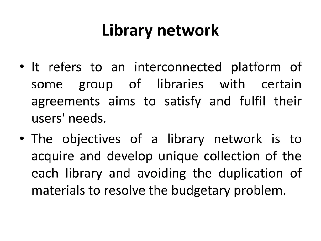 library network