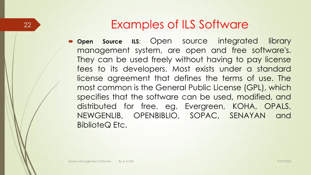 examples of ils software