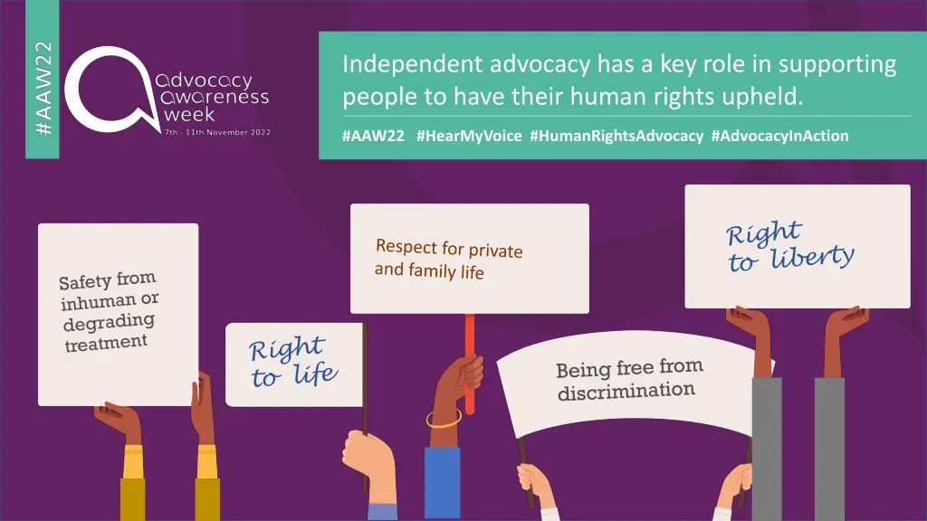 independent advocacy has a key role in supporting