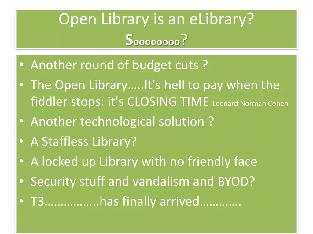 open library is an elibrary s oooooooo