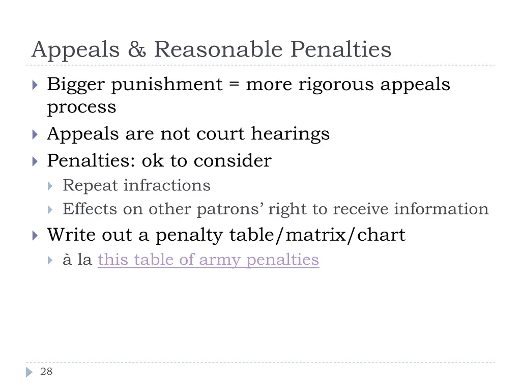 appeals reasonable penalties