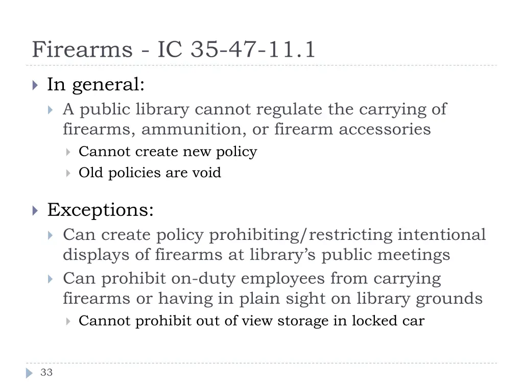 firearms ic 35 47 11 1