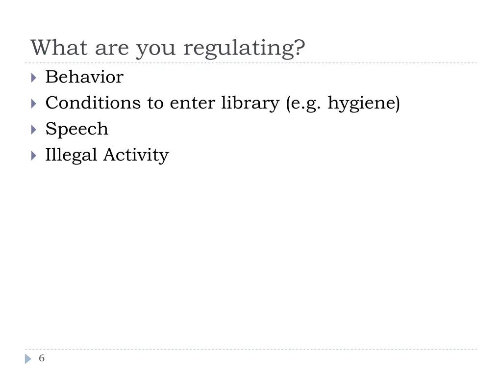 what are you regulating behavior conditions