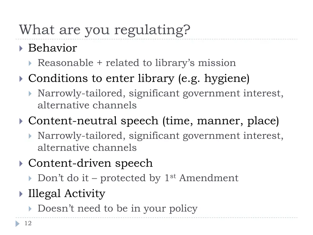 what are you regulating behavior reasonable