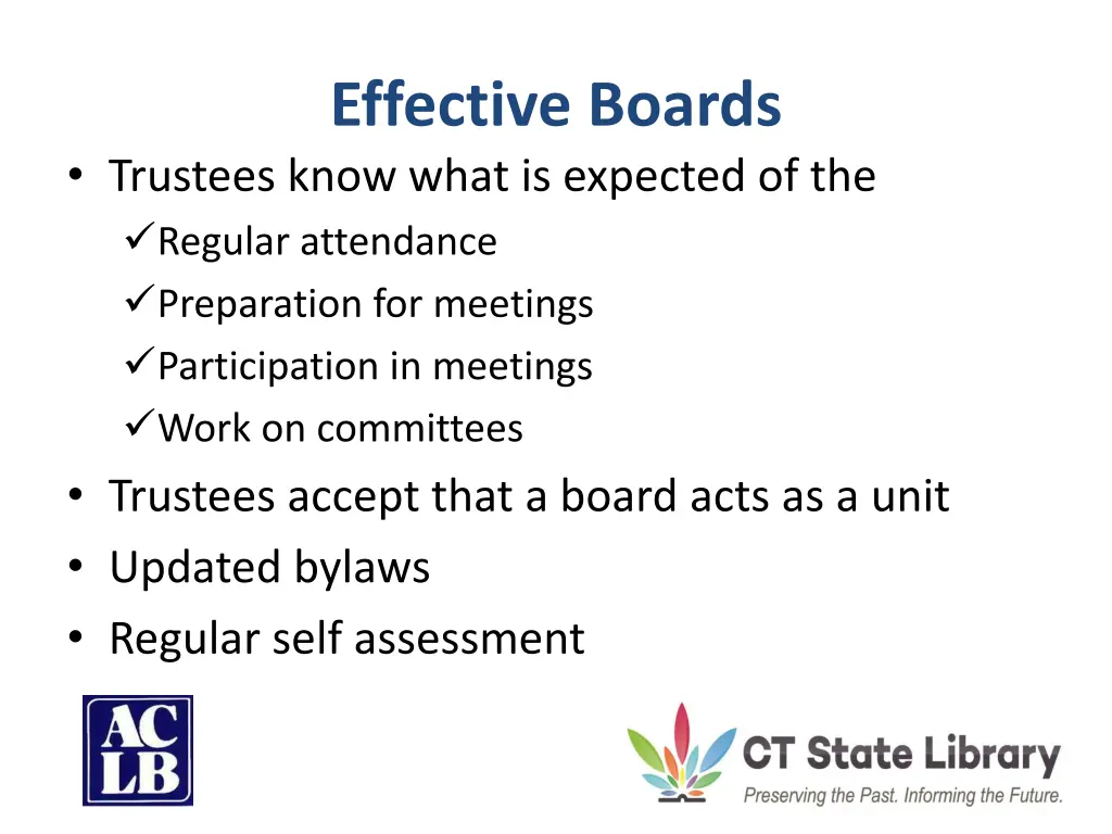 effective boards