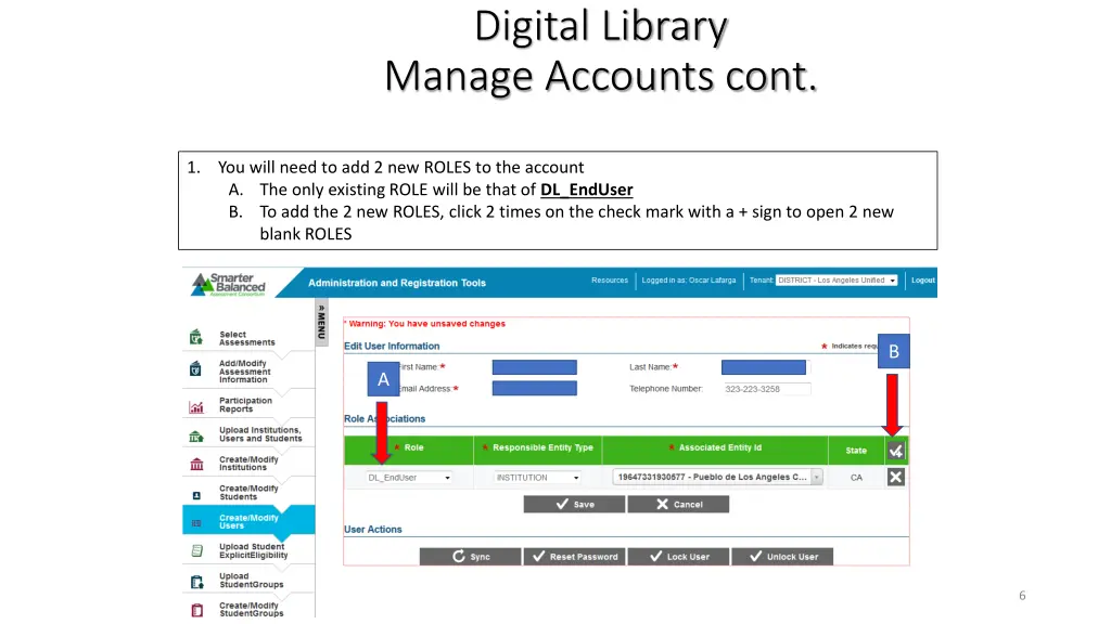 digital library manage accounts cont 3