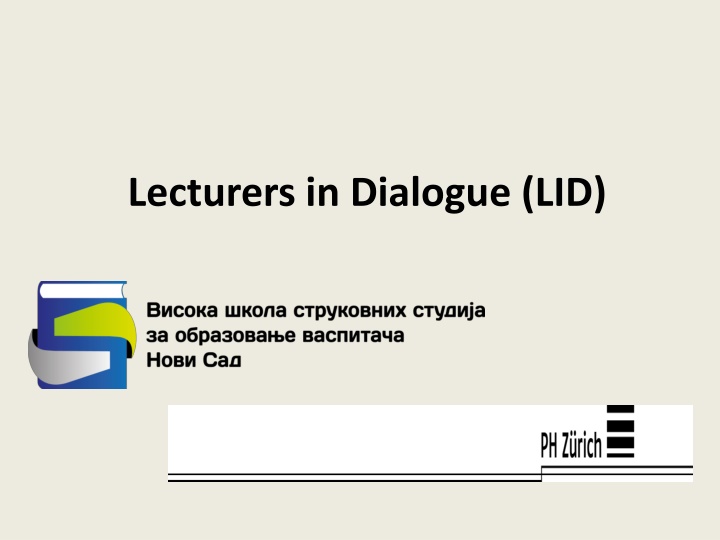 lecturers in dialogue lid