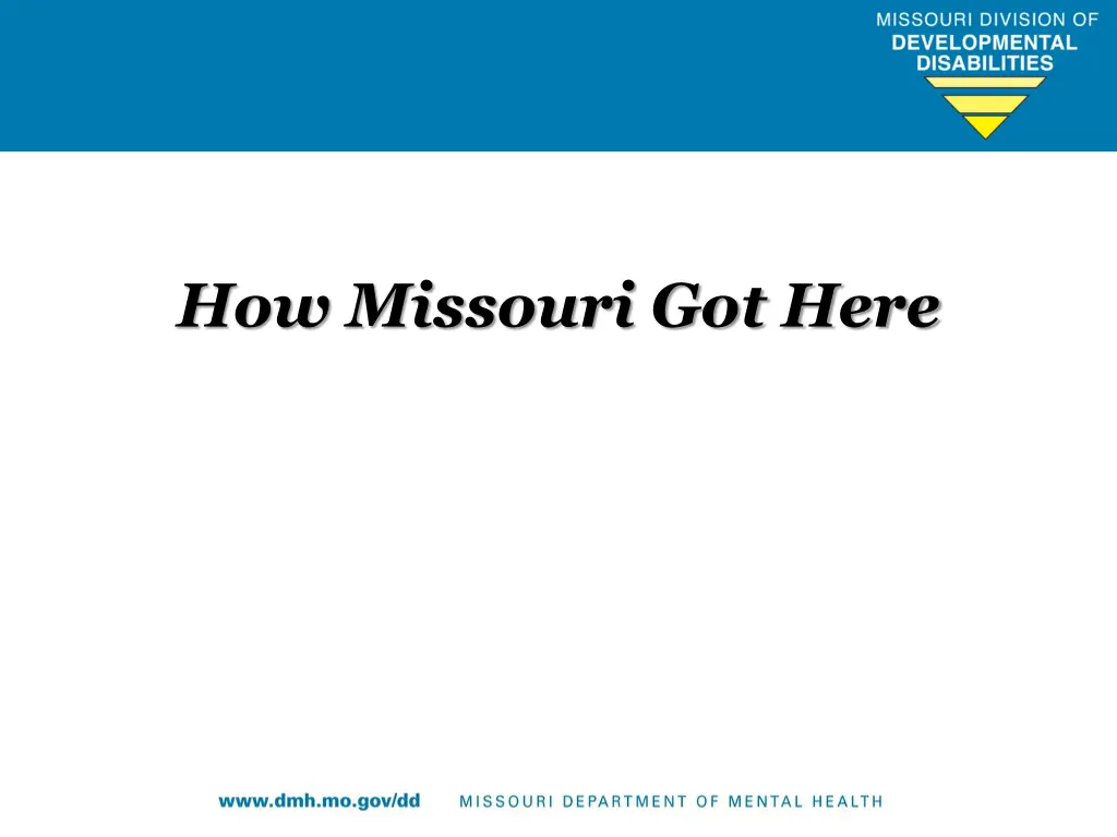 how missouri got here