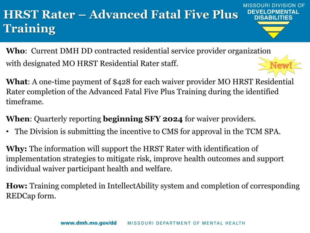 hrst rater advanced fatal five plus training