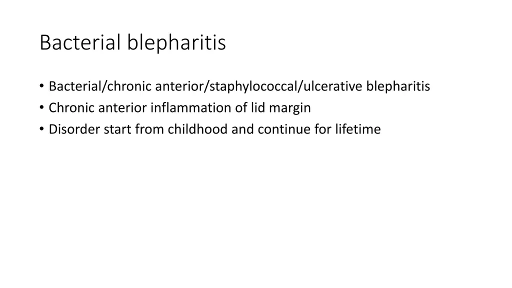 bacterial blepharitis