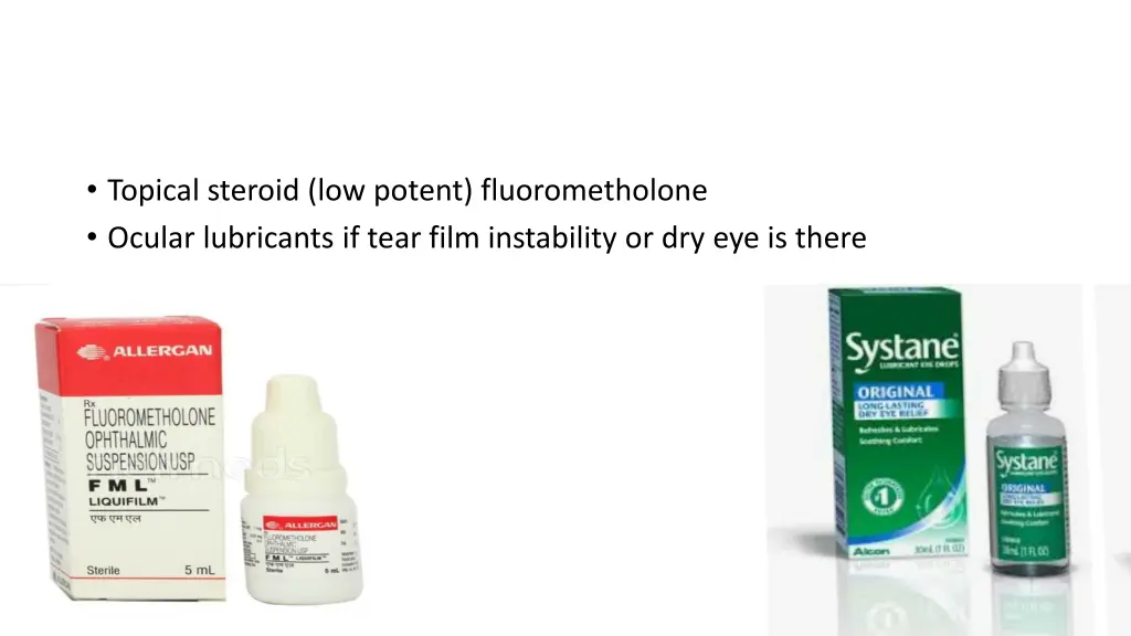 topical steroid low potent fluorometholone ocular