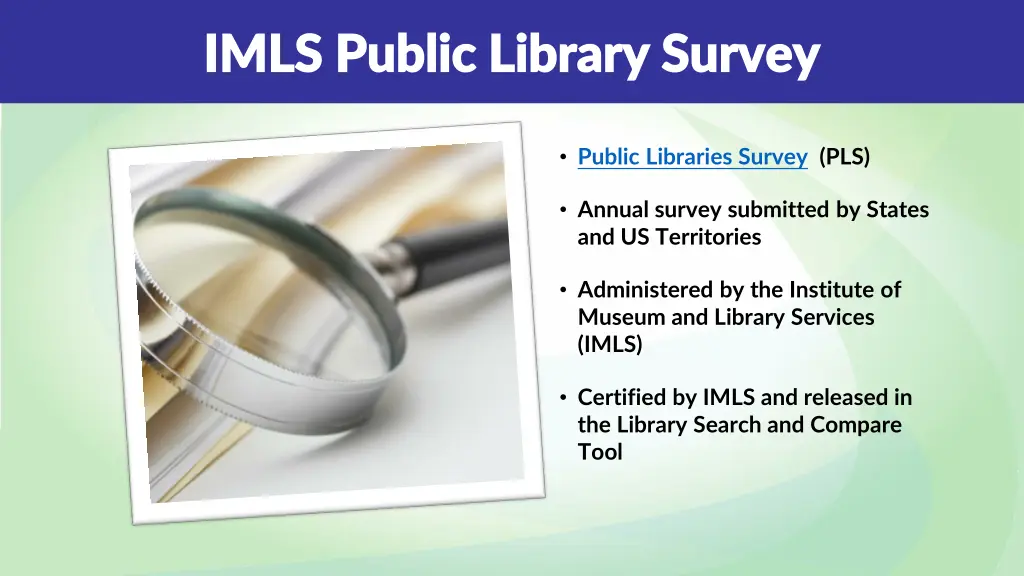 imls public library survey imls public library