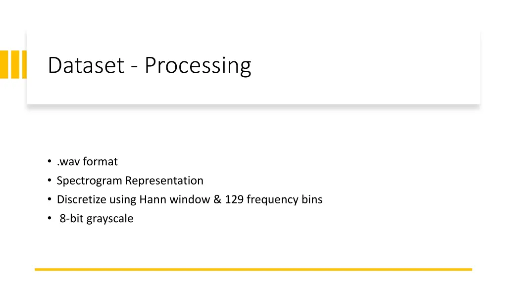 dataset processing