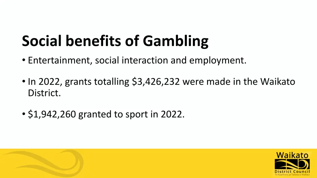 social benefits of gambling entertainment social