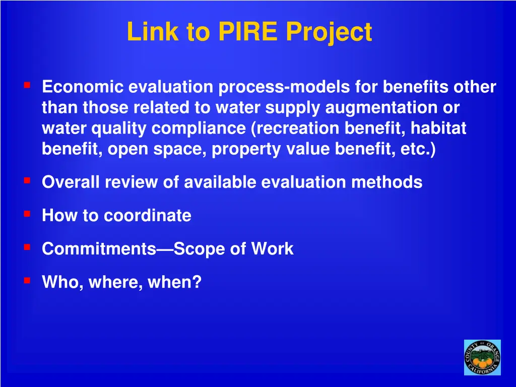 link to pire project